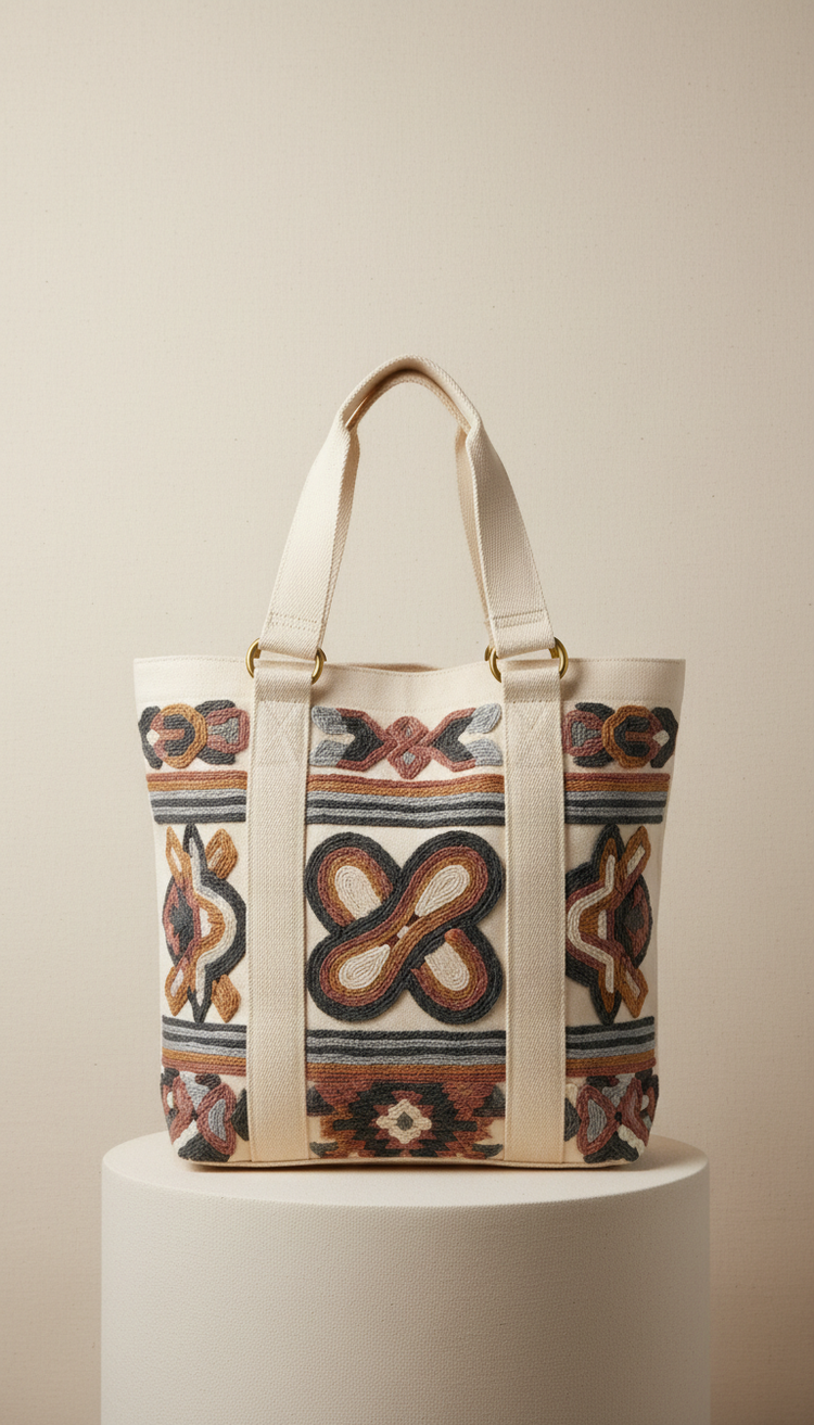 Embroidered Canvas Limited-Edition Bag Luxe Vibes