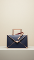 Metallic Hardware Envelope Clutch Luxe Vibes