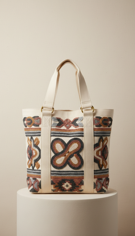 Embroidered Canvas Limited-Edition Bag Luxe Vibes